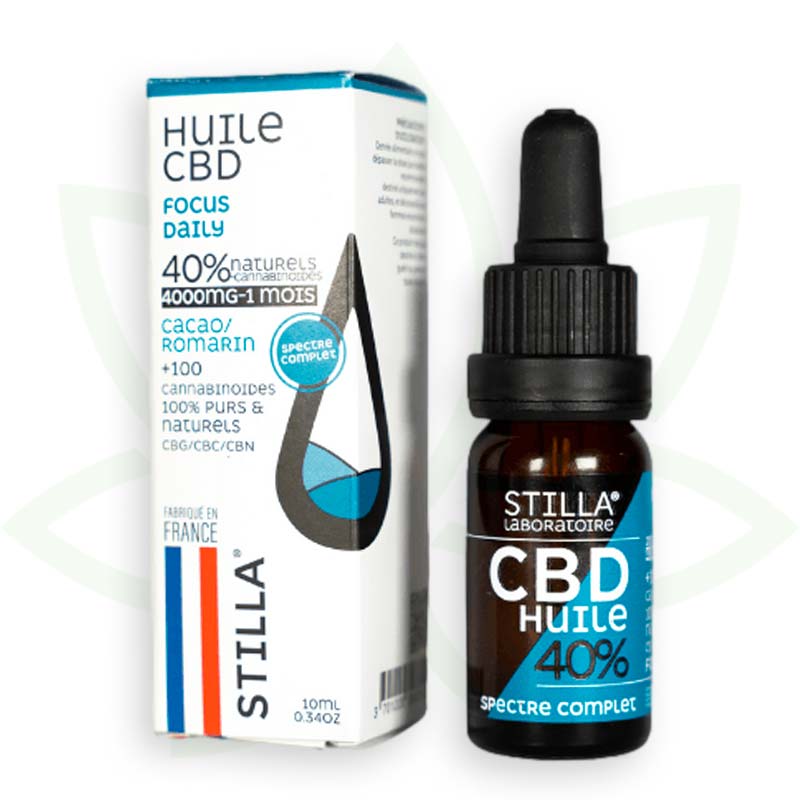focus daily olio di cbd 40 per cento 10ml spettro completo stilla france mafrenchweed 10