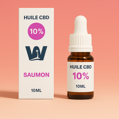Olio di CBD al 10% per gatti Full Spectrum (salmone)