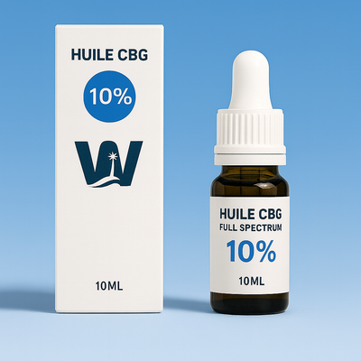 Olio di canapa CBG 10% + CBD 5%.