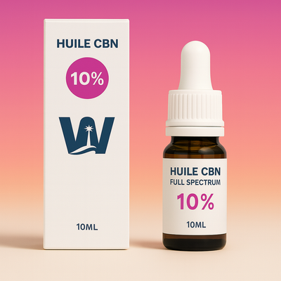 Olio di semi di canapa CBN 10% + CBD 5% + CBN 10% + CBD 5%.