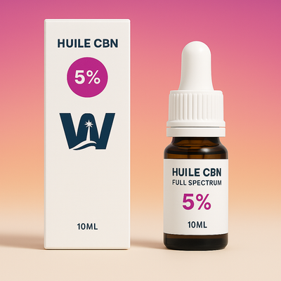 Olio di semi di canapa CBN 5% + CBD 5% + CBN 5% + CBD 5