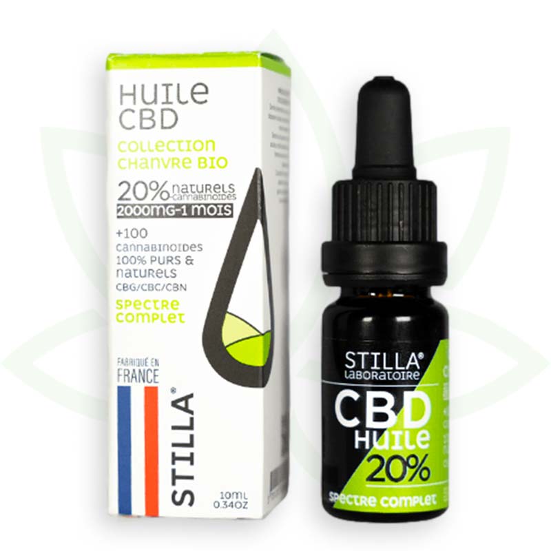 olio di canapa cbd 20 per cento 10ml spettro completo stilla france mafrenchweed 4