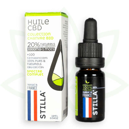 olio di canapa cbd 20 per cento 10ml spettro completo stilla france mafrenchweed 5