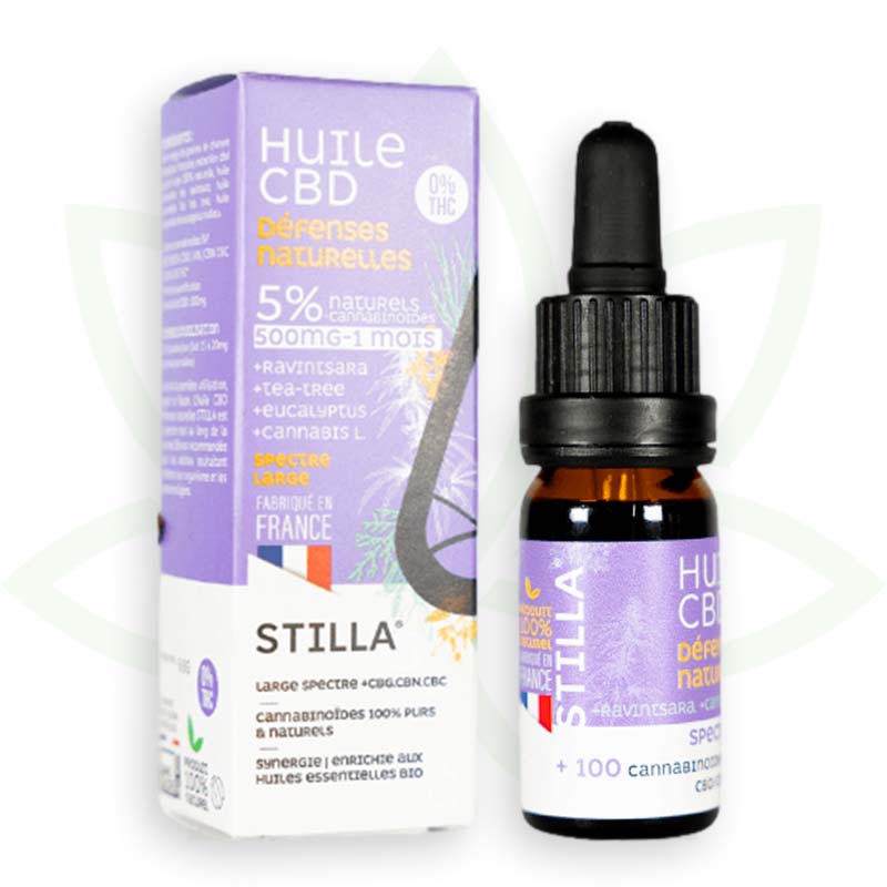 olio di cbd difese naturali 5 per cento 10ml ampio spettro stilla francia mafrenchweed 2