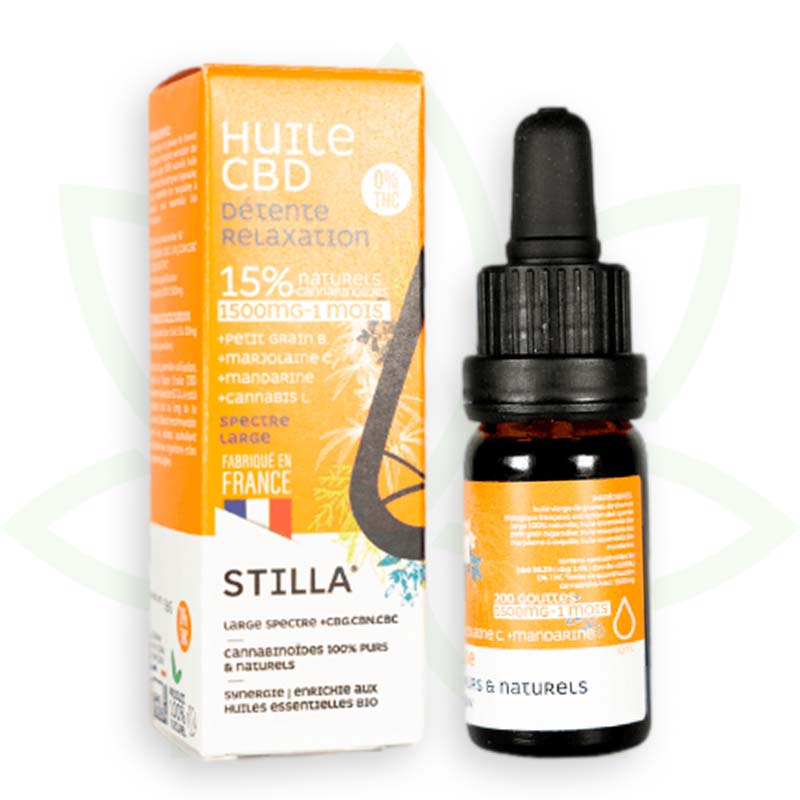 olio di cbd relax 15 per cento 10ml ampio spettro stilla france mafrenchweed 6