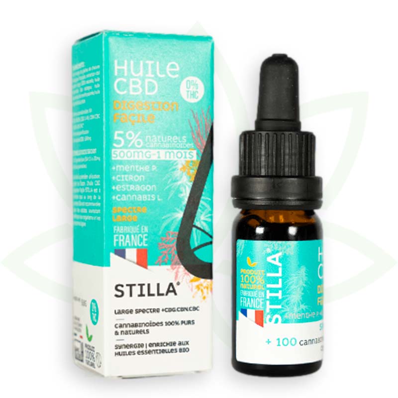 olio di cbd facile digestione 5 per cento 10ml ampio spettro stilla france mafrenchweed 2