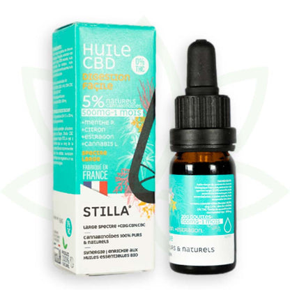 olio di cbd facile digestione 5 per cento 10ml ampio spettro stilla france mafrenchweed 3