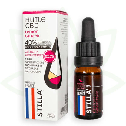 olio di cbd limone zenzero 40 per cento 10ml spettro completo stilla france mafrenchweed 11