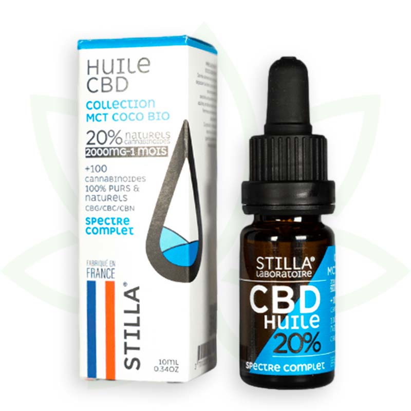 olio di cbd mct coco 20 per cento 10ml spettro completo stilla france mafrenchweed 4