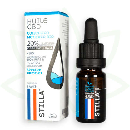 olio di cbd mct cocco 20 per cento 10ml spettro completo stilla france mafrenchweed 5