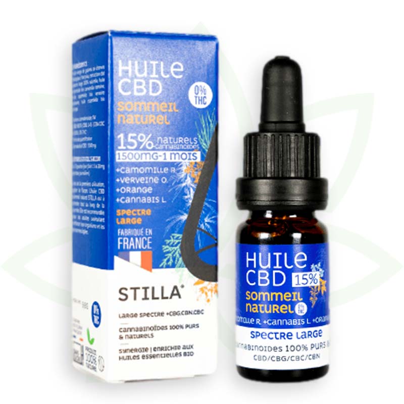 olio di cbd naturale sonno 15 per cento 10ml ampio spettro stilla francia mafrenchweed 4