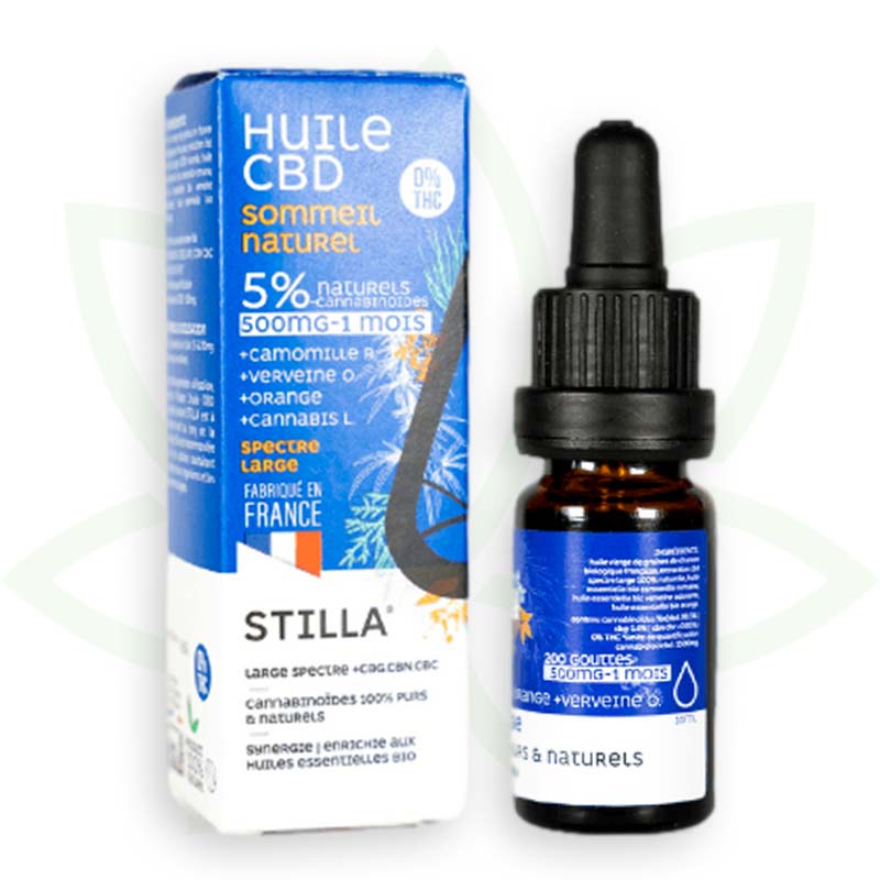 olio di cbd naturale sonno 5 per cento 10ml ampio spettro stilla france mafrenchweed 3