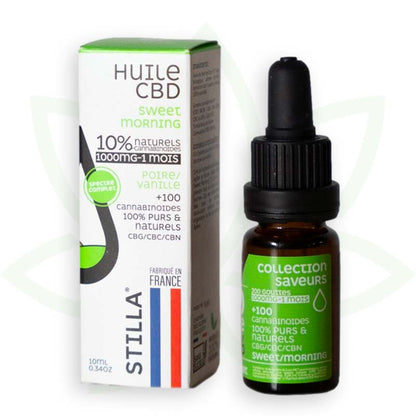 olio di cbd dolce mattina 10 per cento 10ml spettro completo stilla france mafrenchweed 3