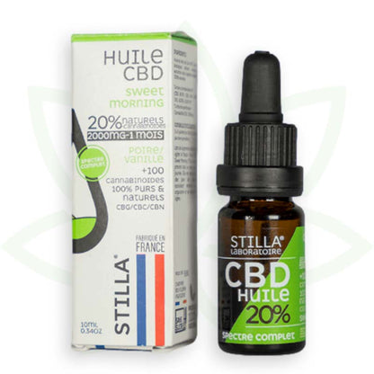 olio di cbd dolce mattina 20 per cento 10ml spettro completo stilla france mafrenchweed 4