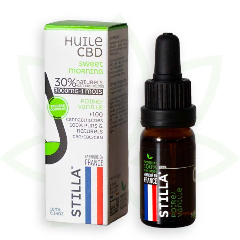 olio di cbd dolce mattina 30 per cento 10ml spettro completo stilla france mafrenchweed 8