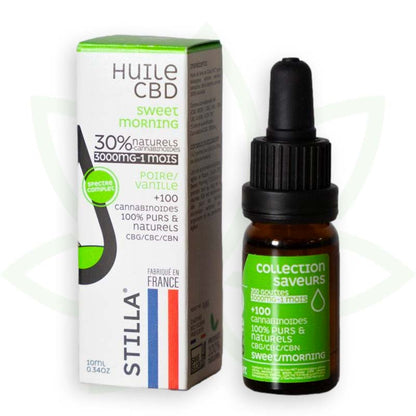 olio di cbd dolce mattina 30 per cento 10ml spettro completo stilla france mafrenchweed 9