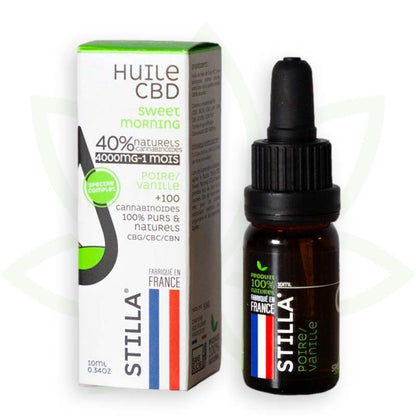 olio di cbd dolce mattina 40 per cento 10ml spettro completo stilla france mafrenchweed 11